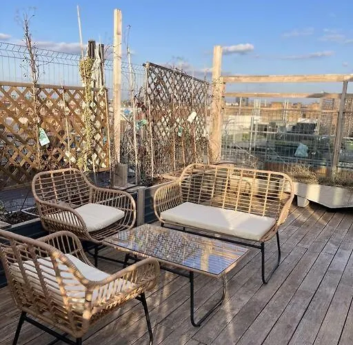 Charming Shared Rooftop Terrace Jacuzzi 360 View Mk2 Appartement Budapest
