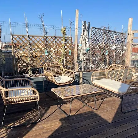 Charming Shared Rooftop Terrace Jacuzzi 360 View Mk2 דירה בודפשט